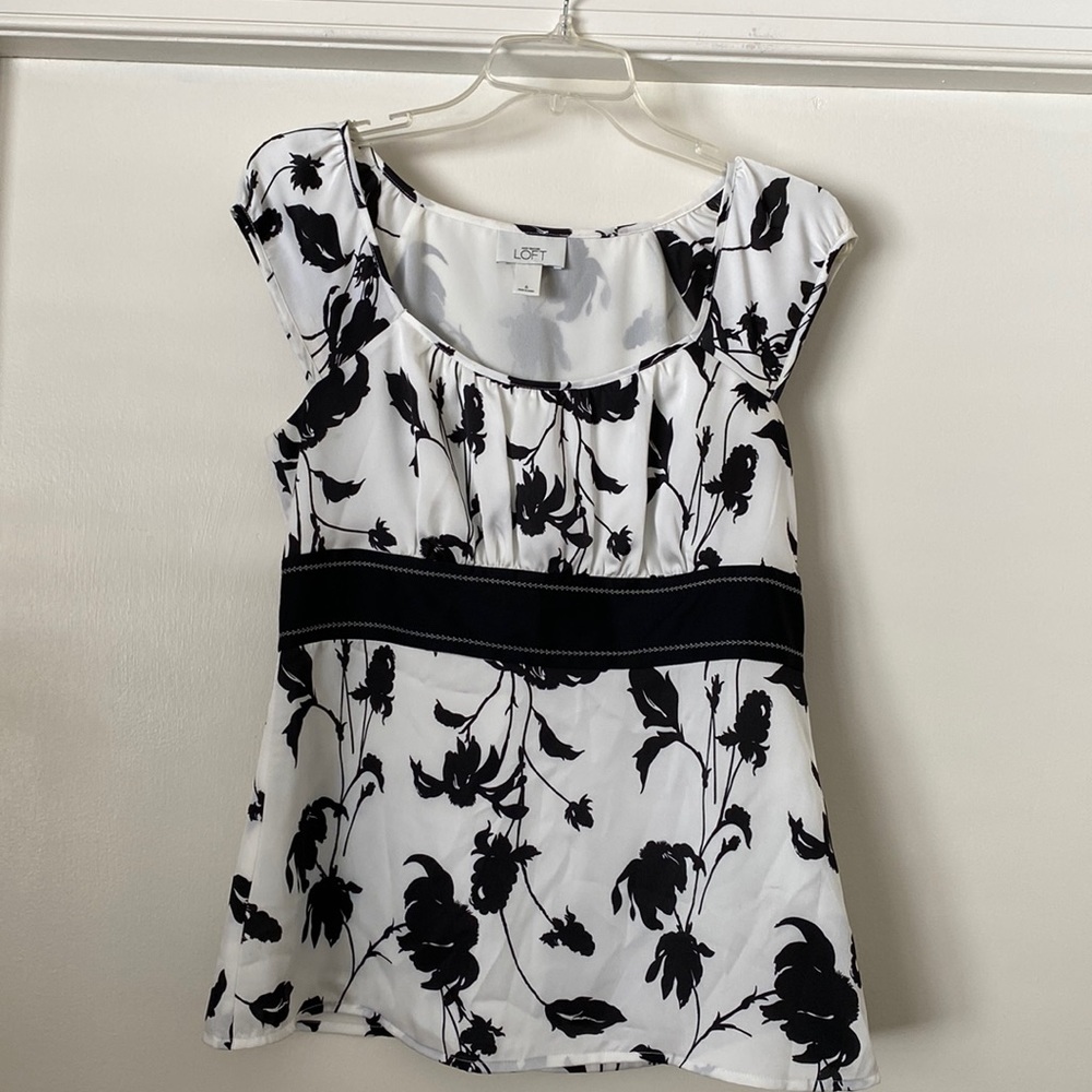 Ann Taylor Loft silk blouse size 6